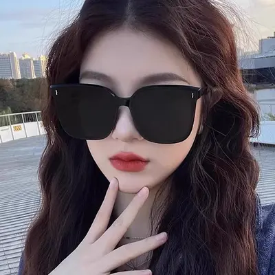 Unisex Square Frame Sunglasses 2026 Model, Korean Style - 3