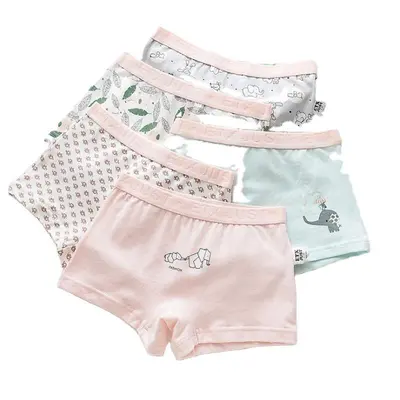 Erkek çocuk %95 pamuklu boxer, 5'li paket