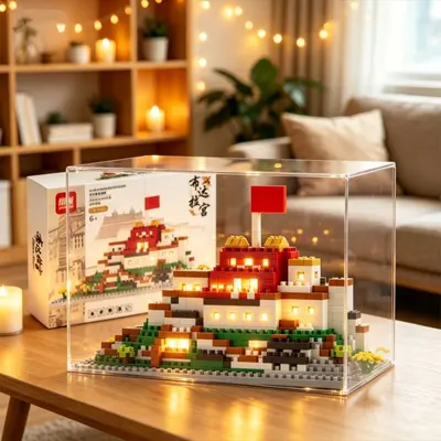 Tibet Potala Palace Micro Building Block Model, High Difficulty Assembly Set - 10