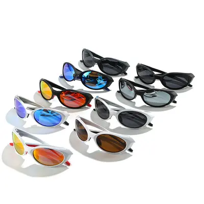 Oval Retro Polarized Sunglasses for Men and Women, Outdoor and Travel - 3