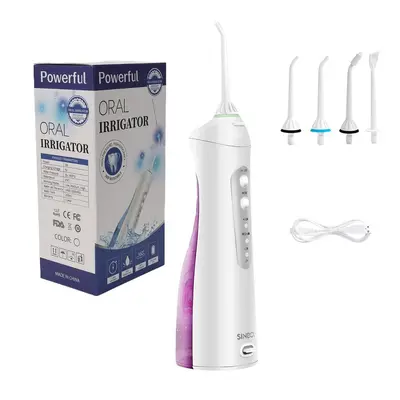 Electric Portable Water Flosser, Smart Oral Irrigator for Interdental Cleaning - 8