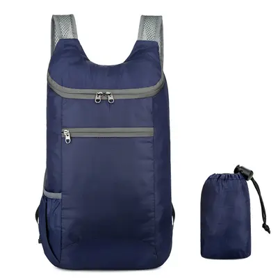 Dual Shoulder Backpack Outdoor Foldable Bag Lightweight Water-Resistant Travel Backpack Fitness Sports Rucksack Large Capacity Gift Dual Shoulder Backpack - 9