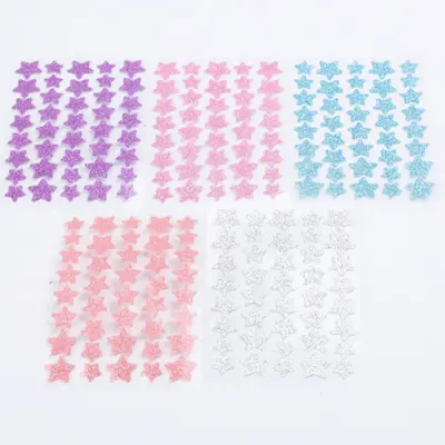 Grenzüberschreitend meistverkaufte farbige Glitter-Akne-Patches, 40 Stück, Glitter-Sterne, blendende Laser-Make-up, PE-Akne-Abdeckungspflaster.