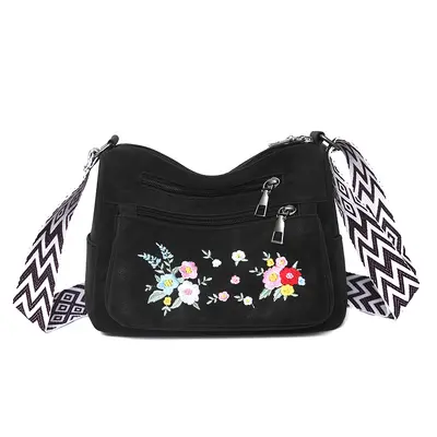 Women's Single-Shoulder Bag, Embroidered, Chinese Style, Large Capacity - 7