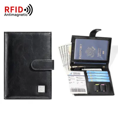 Reisepass-Geldbörse mit RFID-Schutz für Reisekarten - 7