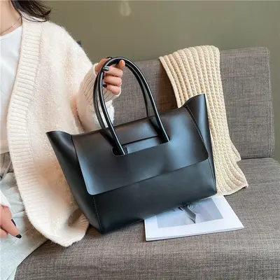Women's Large Capacity Korean Style Underarm Tote Bag 2024 - 1