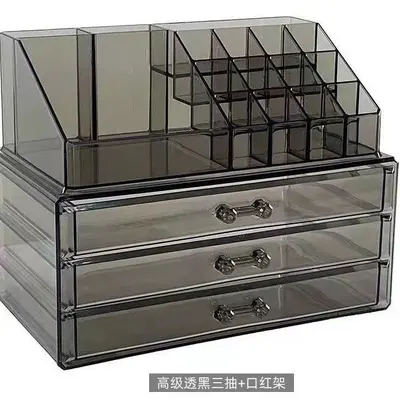 Acryl-Kosmetik-Aufbewahrungsbox mit Schublade Schreibtisch-Organizer - 7