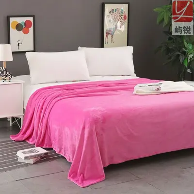 Coral Fleece Blanket, Four-Season, Single Thin Style - 10