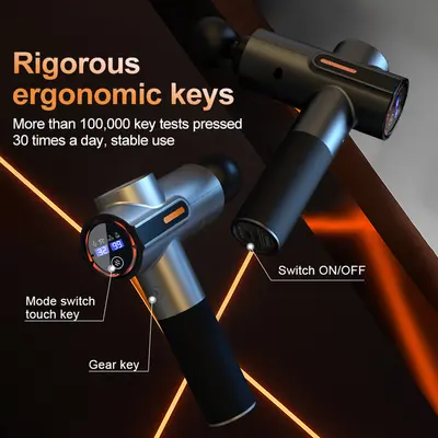 Mini Smart LCD Fascia Gun, Professional Electric Massager