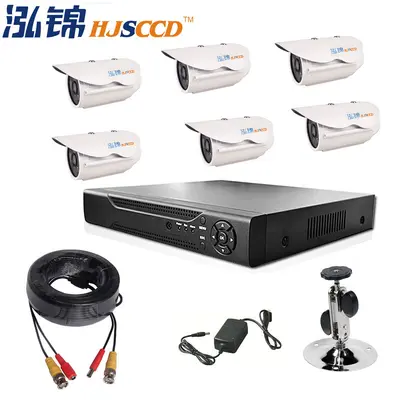 6-channel HD home surveillance camera kit