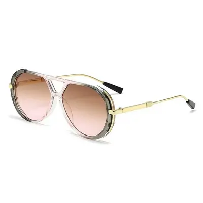 Retro-Damensonnenbrille mit Doppelsteg, UV-Schutz - 10