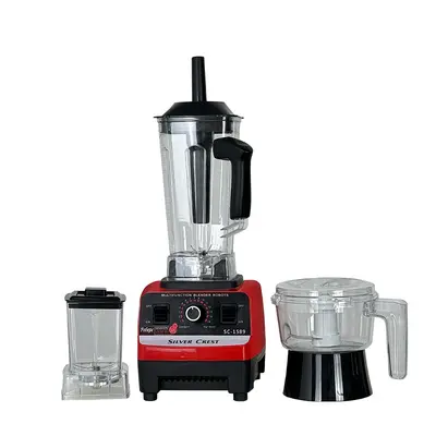 Paslanmaz Çelik Blender, 3/6/8 Fonksiyonlu Mutfak Robotu - 9