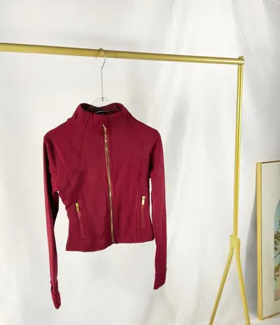 Women's Short Stand-Collar Slim-Fit Yoga Sports Jacket - 9