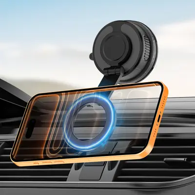 Neuer Saugnapf Magnetisch Handy Halter Auto Mittelbrett Konsole Navigation Multifunktional Universal Dashboard - 10