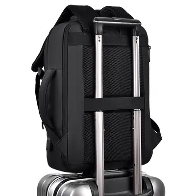 Expandable Men's Backpack, Waterproof, 17.3-Inch Laptop Compartment - 5