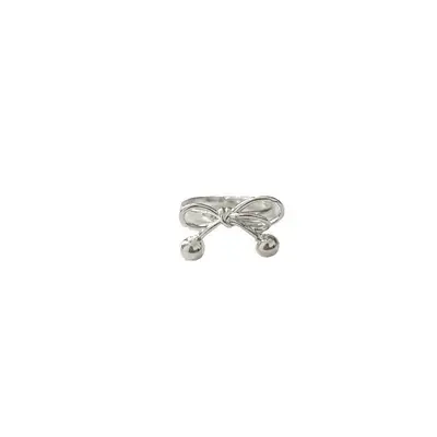 925er Silber asymmetrischer geometrischer Ring für Zeigefinger - 5