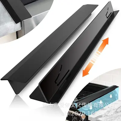 In Stock! Amazon Best-Selling Stainless Steel Stove Gap Cover, Stove Gap Filler Strip, Kitchen Stove Cabinet Gap Filler