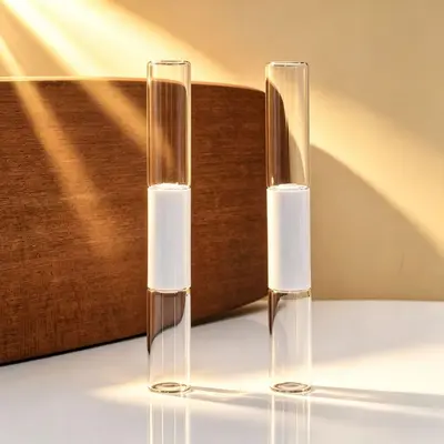 5 ml Doppelkopf-Glas-Roll-on-Leerflasche für ätherische Öle - 7