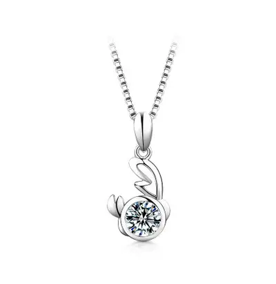 Burç Kolye, 925 Gümüş, 1 Karat Moissanite - 9