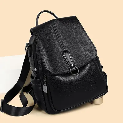 2026 Women's Retro Backpack, Large Capacity for Travel and Commuting - 1
