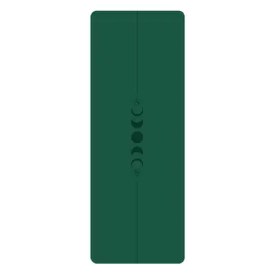 Thick Non-Slip Rubber PU Yoga Mat, Sweat-Absorbing, Sun and Moon Design - 12