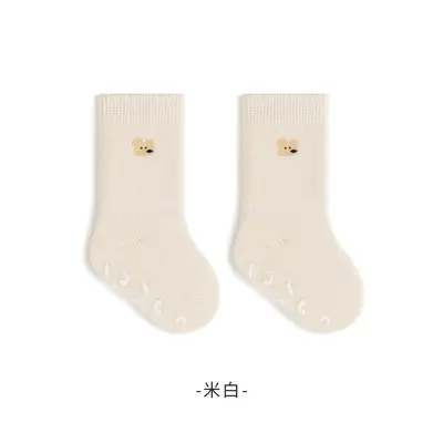 Baby Non-Slip Terry Socks with Silicone Dots, Antibacterial - 10