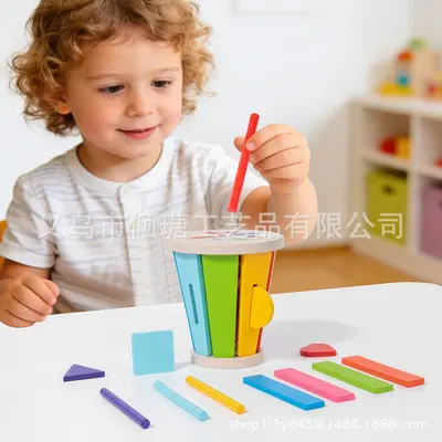 Renk sınıflandırma silindir, ahşap, 3-6 yaş
