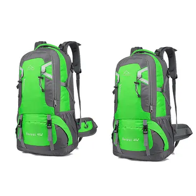 Grenzüberschreitender Wanderrucksack, Outdoor-Reiserucksack, großvolumiger 40L60L Fahrradrucksack, Reisegepäck-Aufbewahrung Wanderrucksack - 9