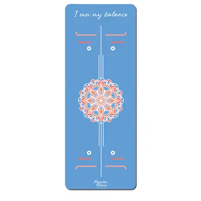 Double-Sided Non-Slip Natural Rubber Yoga Mat, Non-Toxic - 6