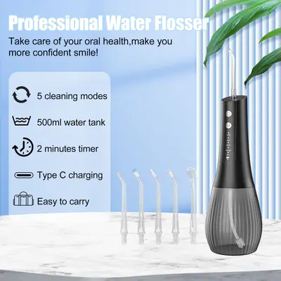 Portable Electric Dental Water Flosser for Plaque Removal - 11