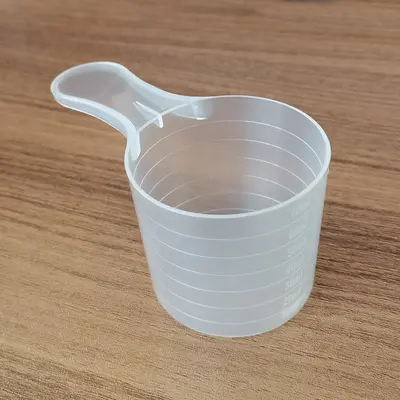 Toz kaşık PP ilaç kantitatif kaşık çamaşır deterjanı 20/25g 30g şeffaf plastik kaşık pişirme ölçüm kaşığı ölçekli - 13