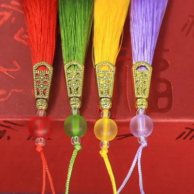 15 cm Pagoda Hat Tassel Necklace, Antique Style