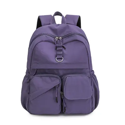 Japanese-Style Lightweight Nylon Backpack Large Capacity - 6