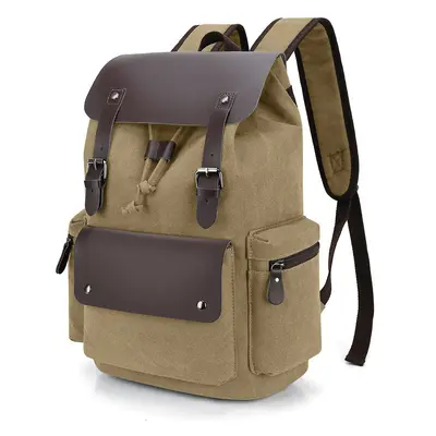 Minimalist Men's Canvas Backpack, Large Capacity, Retro Style - 8
