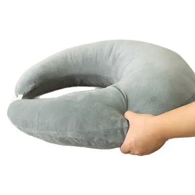 C-Shaped Pregnancy Pillow with Removable Belly and Back Support - 1