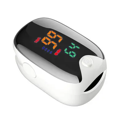 Parmak Tipi Kan Oksijeni Ölçer, LED Ekranlı Nabız ve Doygunluk Monitörü - 8