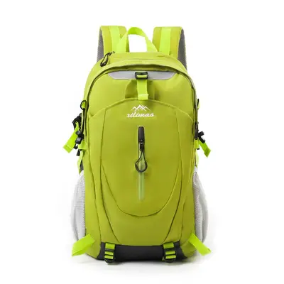 Rückengerechter atmungsaktiver großvolumiger Rucksack für Herren in Uni-Farben, minimalistisch, für Outdoor, Reisen und Bergsteigen, multifunktionaler Leichtrucksack - 9
