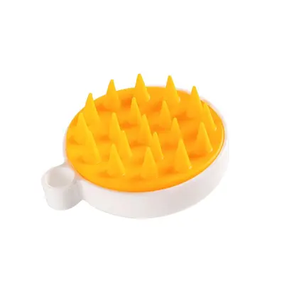 Silicone shampoo brush, scalp massage bath comb, TPE soft-bristled shampoo brush, for professional and home use, in stock. - 8