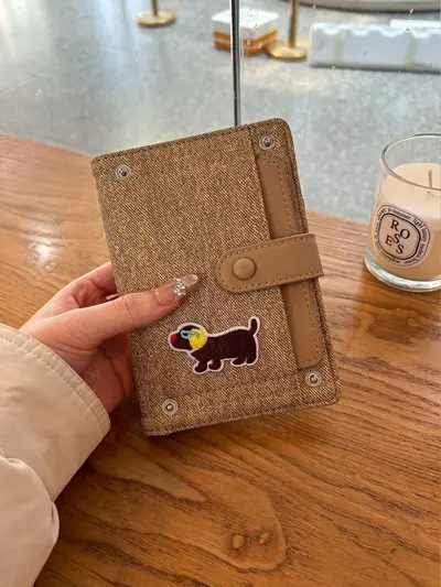 Puppy-design passport and document wallet for travel - 8