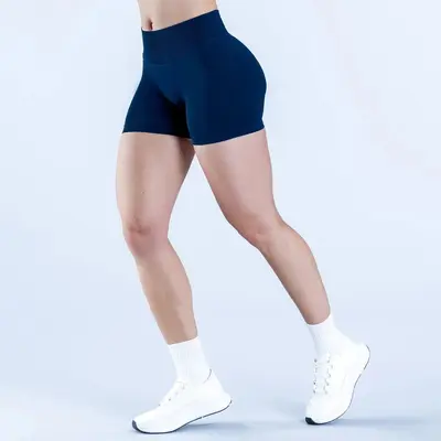 Jenny DF Replacement Cross-Border Popular Three-Piece Waist-Pleated Hip-Lifting Low-Waist Sports Seamless Three-Point Pants Yoga Shorts - 8