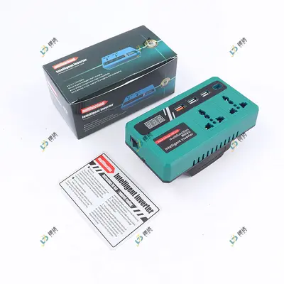 Lityum pil akıllı invertör 18-21V, AC220V/110V ve USB çıkışlı - 6