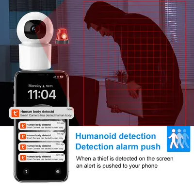Cross-border Tuya 5G Home WiFi Network Mobile Remote Baby Monitor Smart HD Camera
