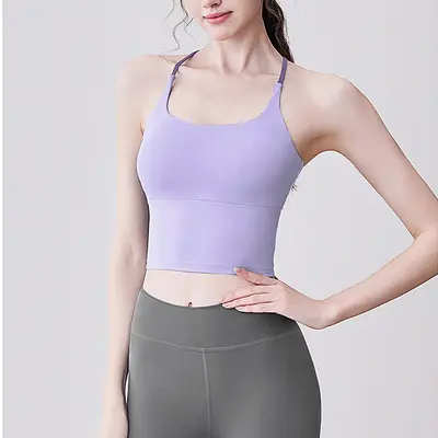 Women's Sports Bra, Open Back, High Support, Plus Size - 7