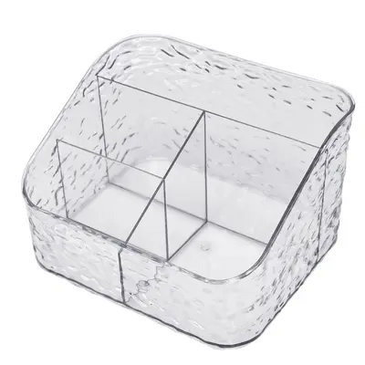 Cosmetic storage box acrylic transparent desktop - 6