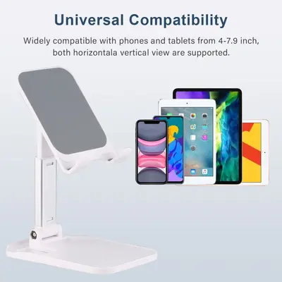 Desktop-Handy-Halter, Tablet-Ständer, universelle Halterung, abnehmbar, faltbar, tragbar, faule Handy-Halterung