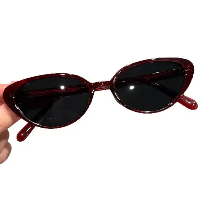 Retro cat-eye polarized sunglasses, UV protection, prescription-compatible - 5