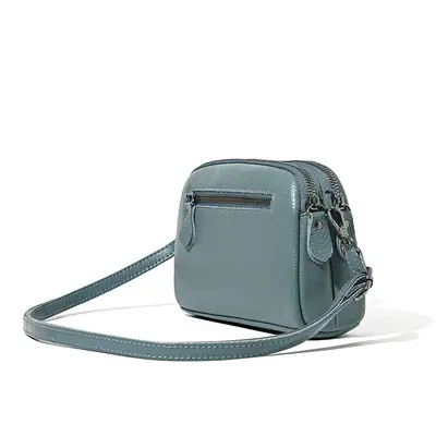 Damen-Umhängetasche aus echtem Leder, Schultertasche - 5