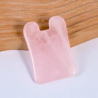Jade Gua Sha Board, rosa Kristall Gua Sha Massagewerkzeug, Gesichtsmassage, Körper Gua Sha Werkzeug, Gesundheitsmassage Zubehör - 11