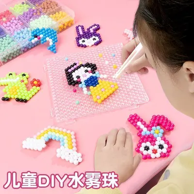 Water Mist Magic Beads Set, Glow-in-the-Dark Handmade DIY Material Pack for Girls 6+ - 5