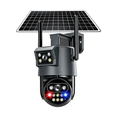 Wise Doctor Solar Surveillance Camera Outdoor 4G Full-Color Night Vision HD Smart Tracking Monitoring Camera - 9